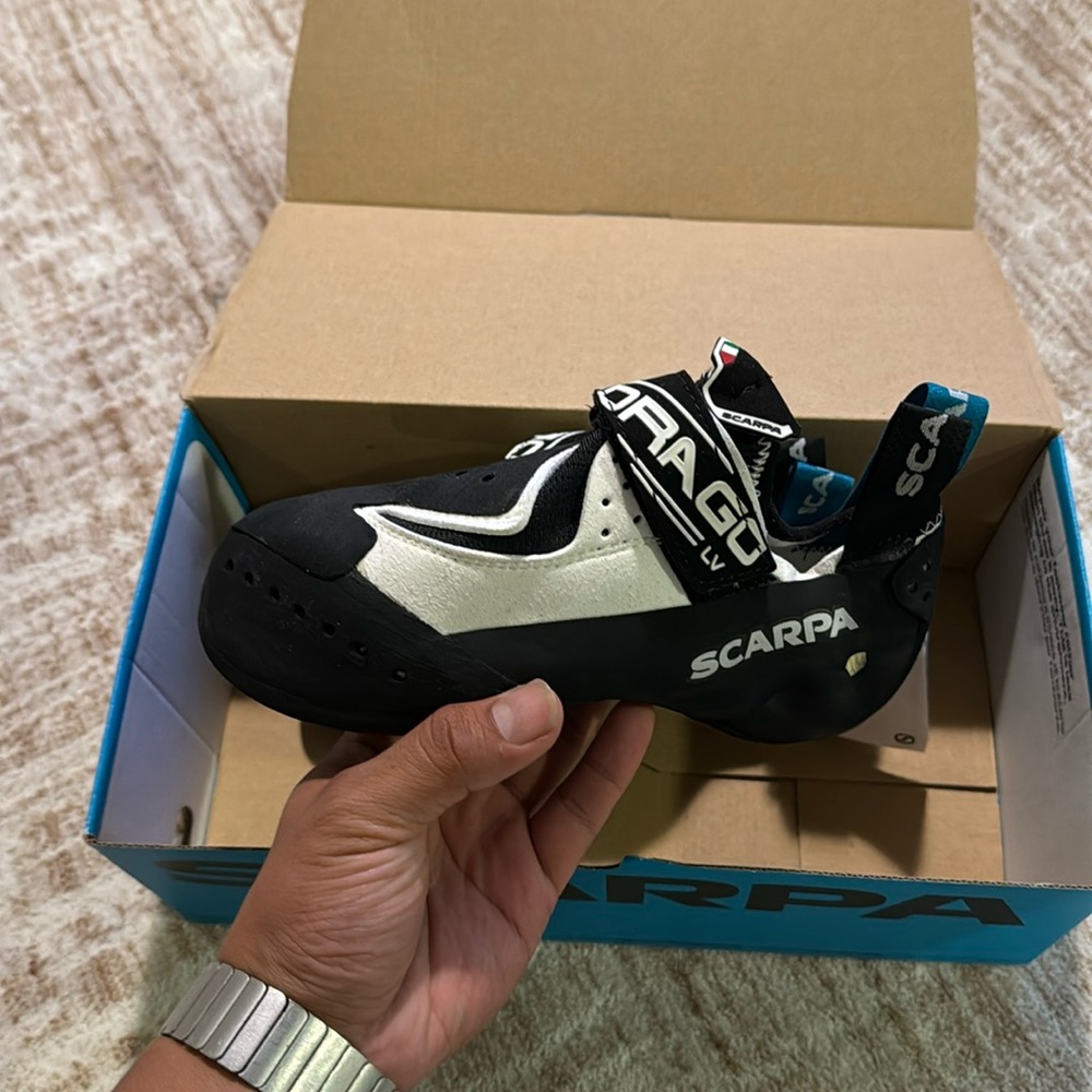 Scarpa climbing shoes